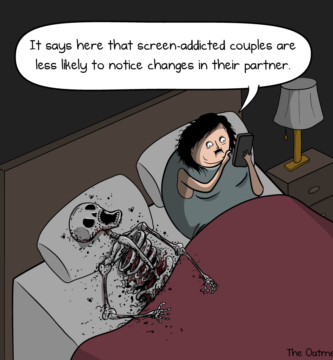Screen-addicted couples – The Oatmeal
